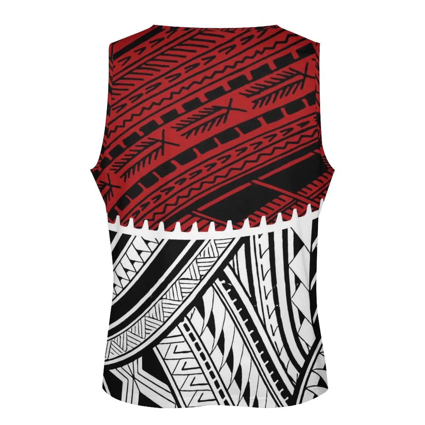 Polynesian Tribal Tank Tops Samoan Men Singlets Island Wear