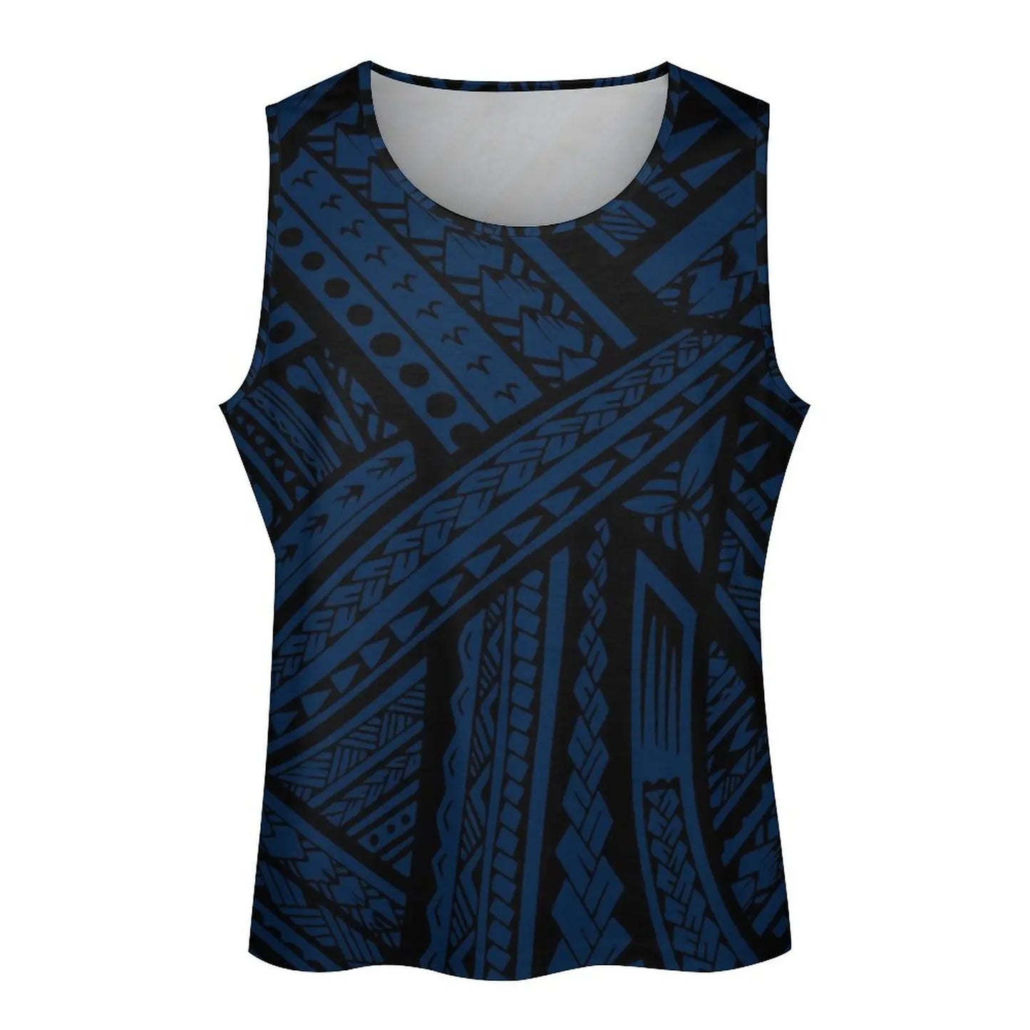Polynesian Tribal Tank Tops Samoan Men Singlets Island Wear