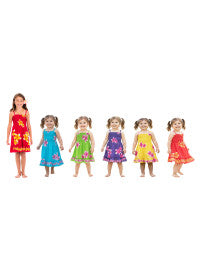 🌸 Girls' Plumeria Aloha Dress — Little Island Princess 🌴