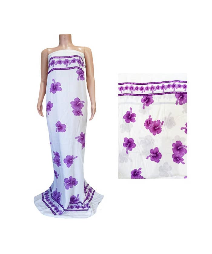 Hibiscus Flowers Pattern Beach Sarong