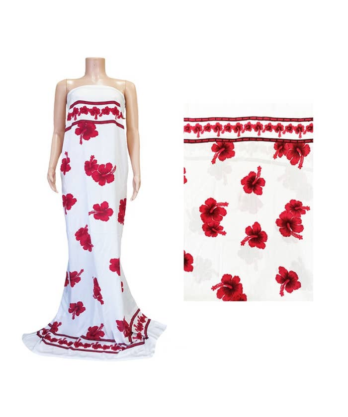 Hibiscus Flowers Pattern Beach Sarong